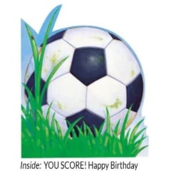 Soccer Ball Birthday Card by Peaceable Kingdom