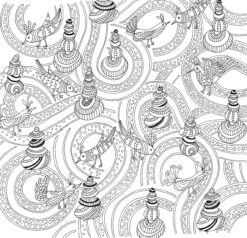 Zen Garden Adult Coloring Book by Peter Pauper Press 5