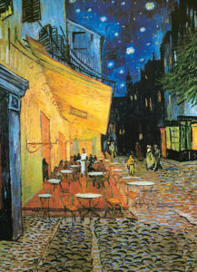 Cafe at Night 1000pc Puzzle by Eurographics 1