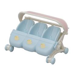 Calico Critters Triplets Stroller by Epoch Everlasting Play