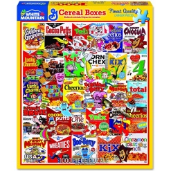Cereal Boxes 1000pc Puzzle by White Mountain Puzzles