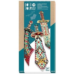 Djeco Like a Pirate Mosaic Swords Craft Kit by Djeco