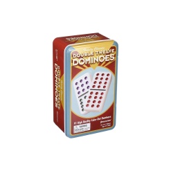 Double 12 Dominoes in a Tin by Pressman