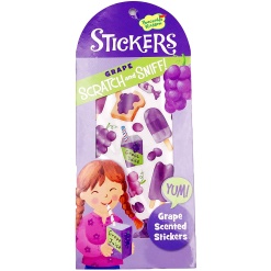 Grape Scratch and Sniff Stickers by Peaceable Kingdom