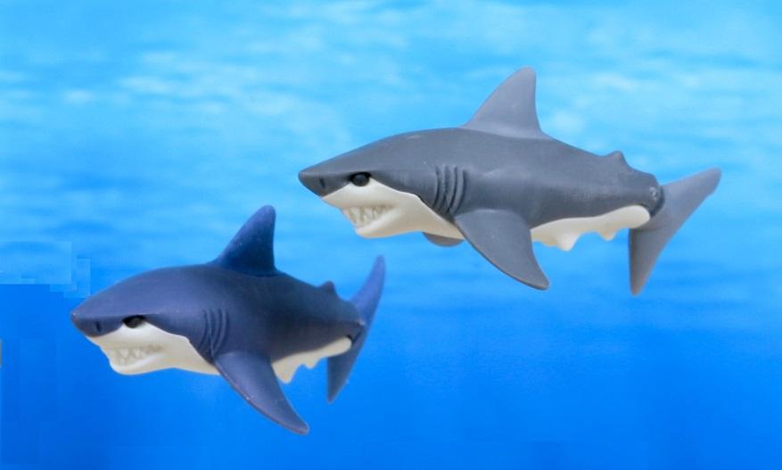 Shark Erasers by Iwako
