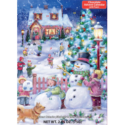 Snowman Celebration Chocolate Advent Calendar by Vermont Christmas Company