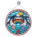 Stained Glass Made Easy Dolphins by Melissa Doug 1