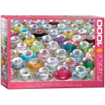 Tea Cups 1000pc Puzzle by Eurographics