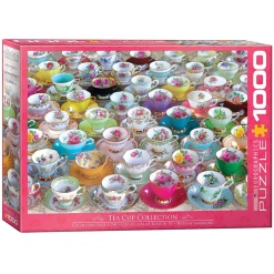 Tea Cups 1000pc Puzzle by Eurographics