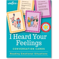 I Heard Your Feelings Conversation Cards by eeBoo