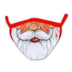 Santa Claus Wild Smiles Childs Face Mask by Wild Republic
