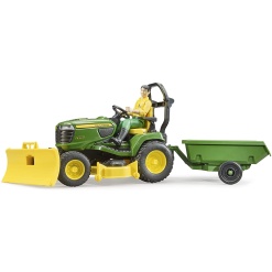 John Deere Lawn Tractor with Gardner by Bruder