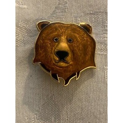 Brown Bear Pin by WM Spear Designs
