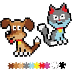 Playful Pets 700pc Jixelz Set by Fat Brain Toys