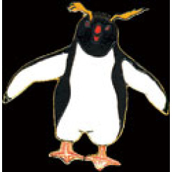 Rock Hopper Penguin Pin by WM Spear Designs