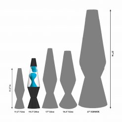 14.5 BlueClearBlack Lava Lamp by Schylling 1