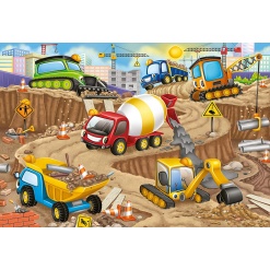 Construction Fun 24pc Floor Puzzle by Ravensburger
