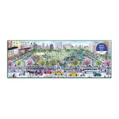 Michael Storrings Cityscape 1000pc Panoramic Puzzle by Galison 1