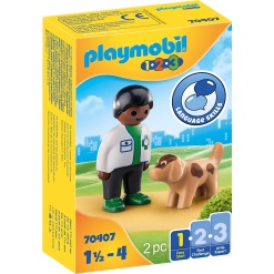 Playmobil Vet with Dog by Playmobil