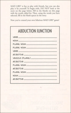 Unidentified Flying Mad Libs by Penguin Random House 1