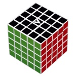 V Cube 5x5 White Multicolor Cube by V Cube