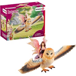 Bayala Fairy in Flight on Glam Owl by Schleich