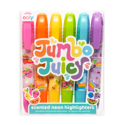 Jumbo Juicy Scented Neon Highlighters by Ooly