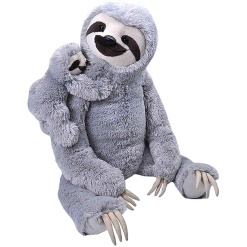 Large Sloth Mom and Baby 30 by Wild Republic