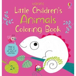 Little Childrens Animals Coloring Book by Usborne