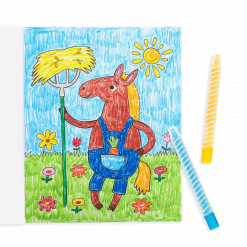 Little Farm Friends Coloring Book by Ooly 3