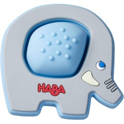 Popping Elephant Silicone Teething Clutching Toy by Haba