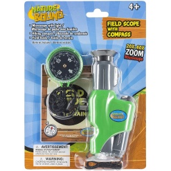 Portable Field Microscope with Compass by Thin Air