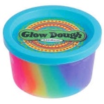Rainbow Glow Dough Slime by Toysmith