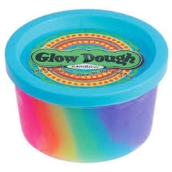 Rainbow Glow Dough Slime by Toysmith