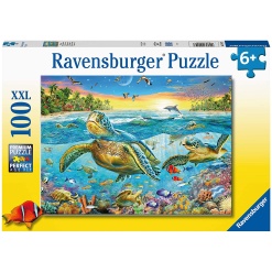 Swim with Sea Turtles 100pc Puzzle by Ravensburger