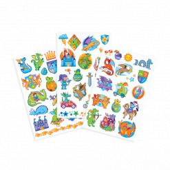 Tattoo Palooza Temporary Tattoos Knights and Dragons by Ooly 1