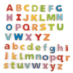 Wooden Magnetic Alphabet Letters by Hape