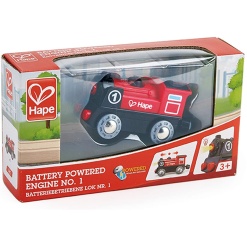 Wooden Railway Battery Powered Engine 1 by Hape