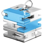 Bracelet Cube SilverBlue by Continuum Games