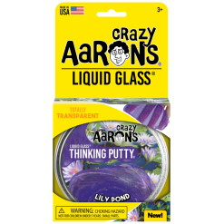 Lily Pond Thinking Putty Crystal Clear Series by Crazy Aarons Putty World