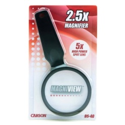 MagnaView 2.5x5x Magnifer by Carson