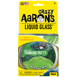 Morning Dew Thinking Putty Crystal Clear Series by Crazy Aarons Putty World