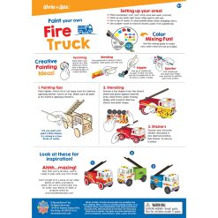 Paint Your Own Fire Truck by Works of Ahhh 1
