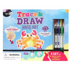 Trace Draw Hand Art by SpiceBox