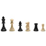 Deluxe Tournament Chess Set with Black Canvas Bag Triple Weight Pieces by WE Games 6