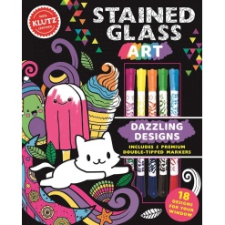 Stained Glass Art Dazzling Designs by Klutz