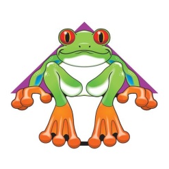 Delta XT Tree Frog Nylon Kite by Brainstorm