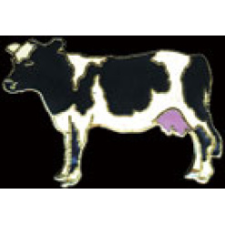 Holstein Cow Pin by WM Spear Designs