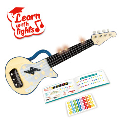 Learn with Lights Blue Ukulele by Hape