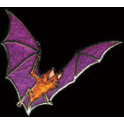 Little Brown Bat Pin by WM Spear Designs